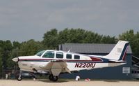 N2201U @ KOSH - Raytheon B36TC - by Mark Pasqualino