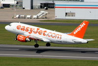 G-EZNC @ EGGP - easyJet A319 departing from RW27, taken from the control tower - by Chris Hall