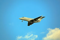 N725CS @ EEN - On final approach to runway 2, Keene, NH at 6:51 pm - by Ron Yantiss