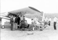 N28B - c/n 005 was the first Helio assembled by the Helio Corp. at Pittsburg Kansas from part built by Fleet Mfg. of Canada. this was a little party at the factory - by Doug Johnson