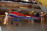 N726GM @ IAD - 1990 Sukhoi Su-26M at the Steven F. Udvar-Hazy Center, Smithsonian National Air and Space Museum, Chantilly, VA - by scotch-canadian