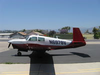N6978V @ SZP - 1976 Mooney M20C RANGER, Lycoming O&VO-360 180 Hp - by Doug Robertson