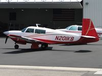 N201KB @ POC - Parked at Howard Aviation parking area - by Helicopterfriend