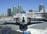 141702 - Grumman F9F-8P Cougar on the flight deck of the USS Midway Museum, San Diego CA