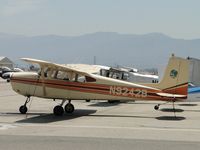N9242B @ CNO - Tied down and Parked - by Helicopterfriend