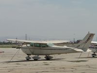 N3709U @ CNO - Parked by the tower - by Helicopterfriend