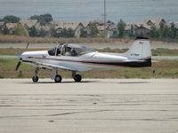 N772SF @ CNO - Taxiing back to hanger. Note shade on top of canopy - by Helicopterfriend