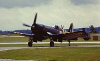 N1337A @ EGDY - Marked NX1337A/133722 and coded 15F22. Representing a French Navy Corsair from 15 Flotille. Seen at a RNAS Yeovilton Naval Air Day in the 1980's. - by Roger Winser