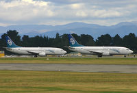 ZK-FRE @ NZCH - with ZK-NGF in the background - by Bill Mallinson