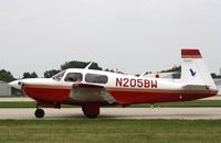 N205BW @ KOSH - Mooney M20J