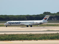 EC-GCV @ BCN - Prepare for take off of Barcelona Airport - by Willem Goebel