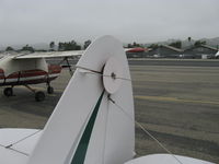 N4712C @ SZP - 1947 Piper PA-12 SUPER CRUISER, Lycoming O-235 108 Hp, rudder gust lock - by Doug Robertson