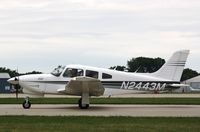 N2443M @ KOSH - Piper PA-28R-201T - by Mark Pasqualino