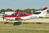 N216N @ OSH - 2008 Cirrus Design Corp SR22, c/n: 3117 at 2011 Oshkosh - by Terry Fletcher