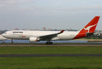 VH-EBD @ YSSY - Rotating from 16R - by Bill Mallinson