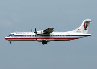 N533AT @ SHV - Landing at Shreveport Regional. - by paulp