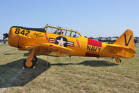 N518WW @ OSH - North American SNJ-5C, ex Bu 51868 , c/n 88-14866 at 2011 Oshkosh - by Terry Fletcher