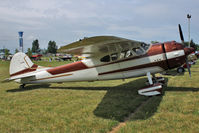 N4331N @ OSH - 1947 Cessna 195, c/n: 7078 at 2011 Oshkosh - by Terry Fletcher