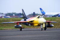 G-PSST @ EGNT - Miss demeamour preparing for its display at the Sunderland Airshow - by Chris Hall