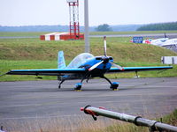 G-ZXEL @ EGNT - Blades Aerobatic Display Team - by Chris Hall