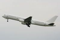 G-OJIB @ EGNT - Astraeus B757 operating for Thomas Cook - by Chris Hall