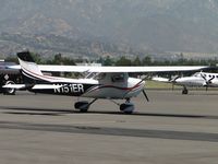 N151ER @ POC - Parked in transient parking - by Helicopterfriend