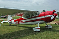 N4339V @ OSH - 1948 Cessna 190, c/n: 7245 at 2011 Oshkosh - by Terry Fletcher