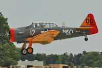 N7692Z @ OSH - 1942 North American SNJ-4, c/n: 889831 ex Bu10117 at 2011 Oshkosh - by Terry Fletcher