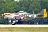 N5428V @ OSH - 1944 North American/aero Classics P-51D, c/n: 44-73264 at 2011 Oshkosh - by Terry Fletcher