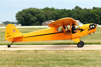 N98600 @ OSH - 1947 Piper J3C-65, c/n: 22739 at 2011 Oshkosh - by Terry Fletcher