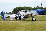 N5427V @ OSH - 1944 North American F-51D, c/n: 44-72942 at 2011 Oshkosh - by Terry Fletcher