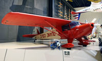 N21292 @ WS17 - No, there is nothing wrong with this photo - the pilot's name on this 1938 Taylorcraft was deliberately painted upside-down - or, rather, right-side-up, when the pilot is flying in his usual attitude. - by Daniel L. Berek