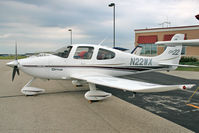 N22WX @ FLD - 2002 Cirrus Design Corp SR22, c/n: 0281 at Fond du Lac - by Terry Fletcher