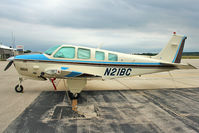 N21BC @ FLD - 1980 Beech A36TC, c/n: EA-65 at Fond du Lac - by Terry Fletcher