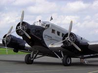 D-CDLH @ EDQD - Ju-52 Bayreuth Airport Bindlacher Berg - by flythomas