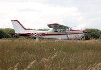OO-CIR @ EGFH - Visiting Cessna Skyhawk taxying prior to departure. - by Roger Winser