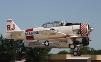 N98RJ @ KOSH - North American SNJ-5C - by Mark Pasqualino