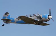 N343DC @ KOSH - YAK-52TW - by Mark Pasqualino