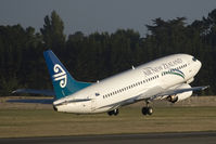 ZK-SJE @ NZCH - away we go ... from 02 - by Bill Mallinson