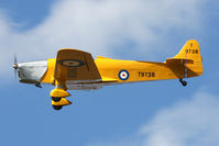 G-AKAT @ EGBR - Resident Miles M14A Hawk Trainer 3 performs at Breighton Airfield's Wings & Wheels Weekend, July 2011. - by Malcolm Clarke