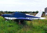 G-BCLL @ EGTW - in the graveyard at Oaksey Park. - by Chris Hall