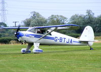G-BTJA @ EGTW - at the Luscombe fly-in at Oaksey Park - by Chris Hall