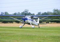 G-BTJA @ EGTW - at the Luscombe fly-in at Oaksey Park - by Chris Hall