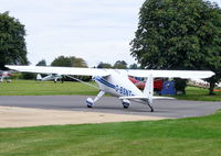G-BSNT @ EGTW - at the Luscombe fly-in at Oaksey Park - by Chris Hall