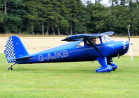 G-AJKB @ EGTW - at the Luscombe fly-in at Oaksey Park - by Chris Hall