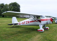 G-AFZN @ EGTW - at the Luscombe fly-in at Oaksey Park - by Chris Hall