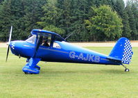 G-AJKB @ EGTW - at the Luscombe fly-in at Oaksey Park - by Chris Hall