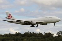 LX-ACV @ ELLX - on final RW24 - by Friedrich Becker