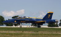 161723 @ KOSH - McDonnell Douglas F/A-18B - by Mark Pasqualino