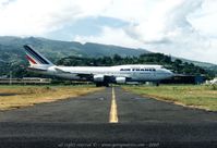 F-GITA @ NTAA - In all it's glory.
This airplane overran the runway at NTAA on September 12th 1993, it was later repaired and kept flying for Air France. - by Garey T. Martin